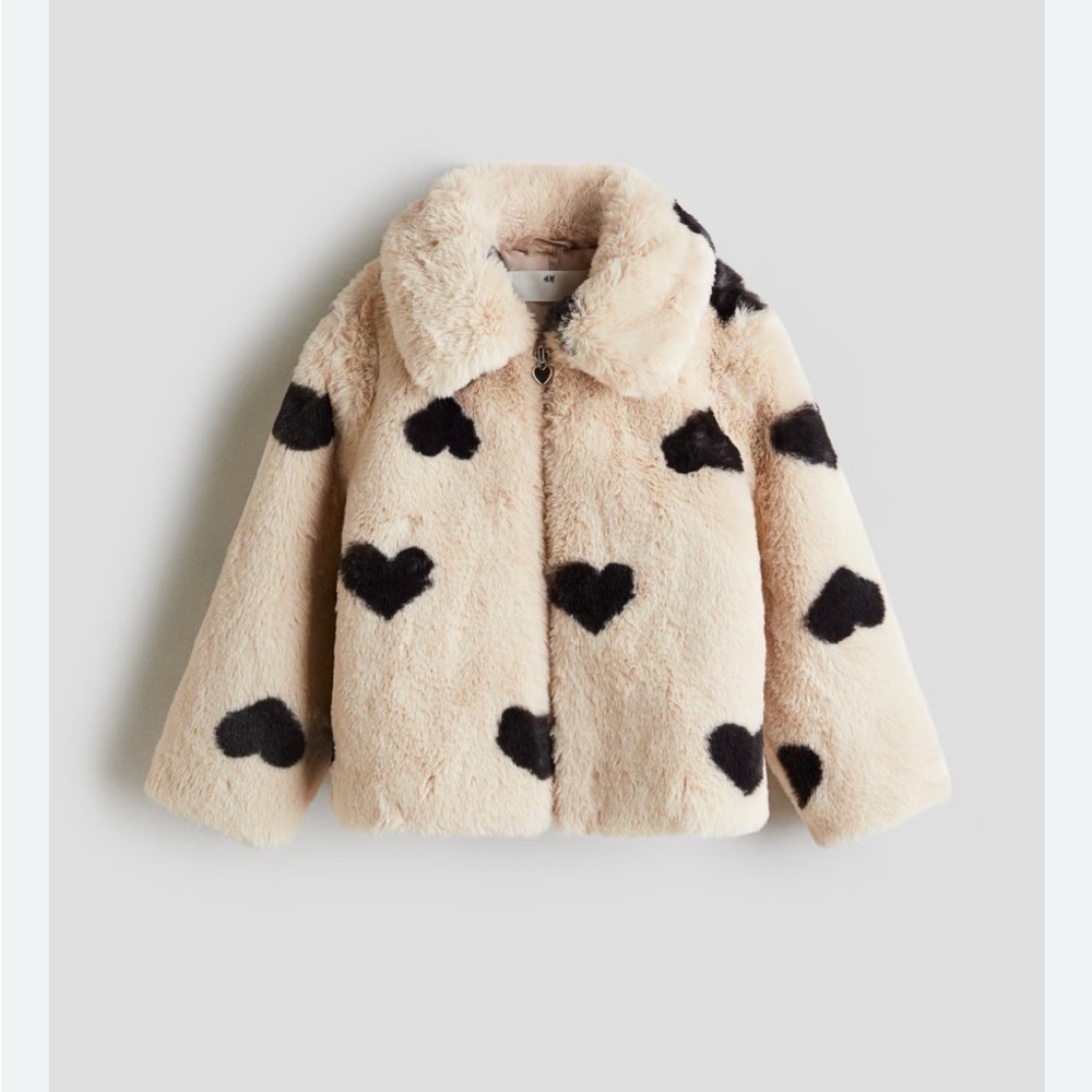 H&M FLUFFY JACKET size 9 months